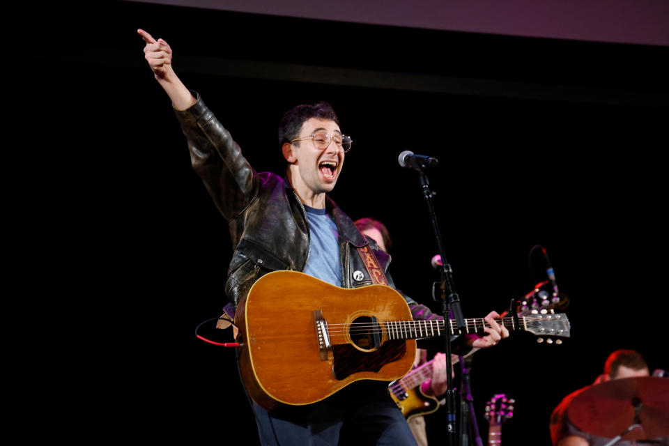 NEW YORK, NEW YORK - DECEMBER 19: Bleachers performs during The 9th Annual Talent Show presented by The Ally Coalition at Skirball Center for the Performing Arts on December 19, 2023 in New York City. (Photo by Taylor Hill/Getty Images for The Ally Coalition)