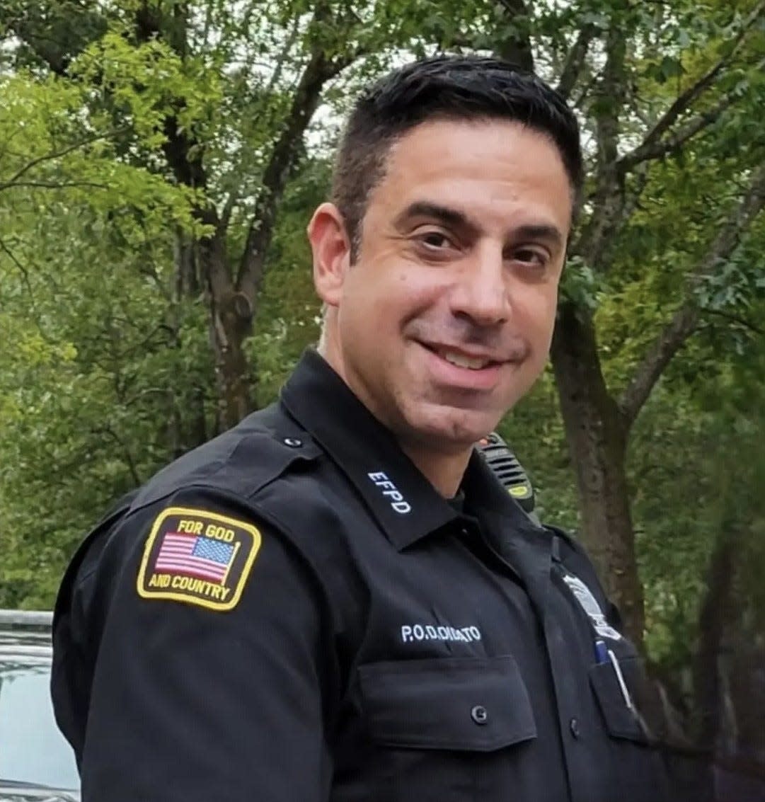 Officer Daniel P. DiDato in uniform for the Town of East Fishkill Police Department.