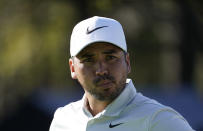 Jason Day of Australia walks after his tee shot on the first hole during the pro-am event of the Zozo Championship PGA Tour at Accordia Golf Narashino C.C. in Inzai, east of Tokyo, Japan, Wednesday, Oct. 23, 2019. (AP Photo/Lee Jin-man)