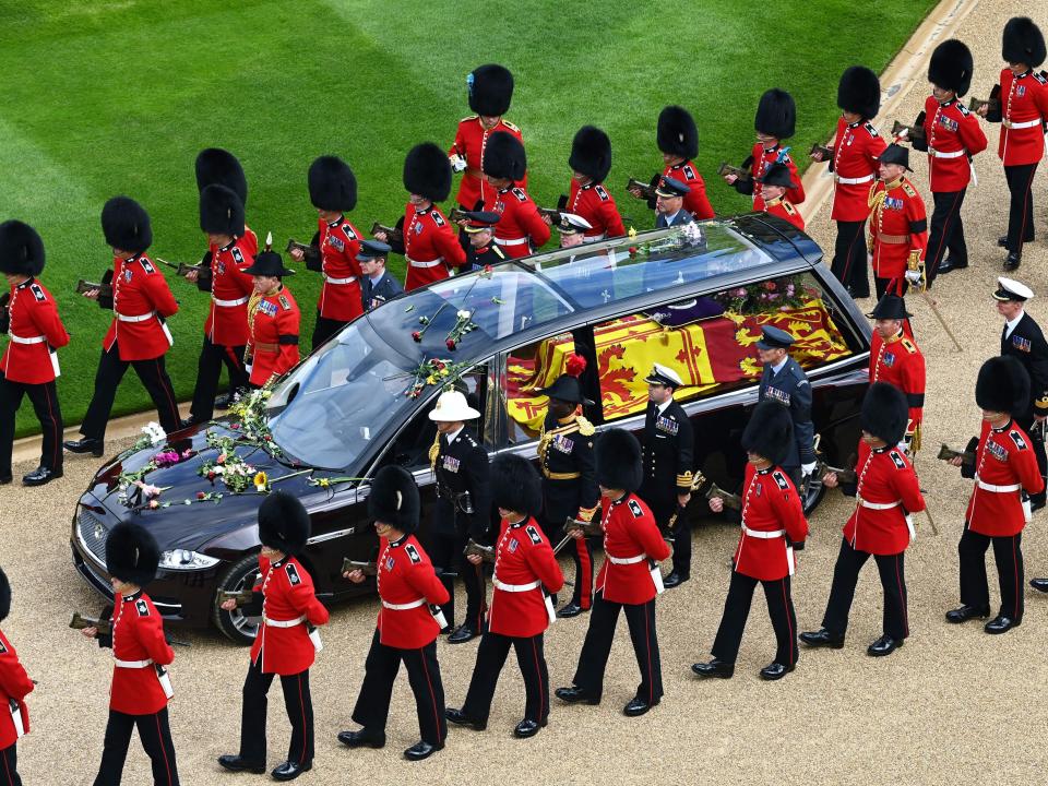 Queen Elizabeth hearse