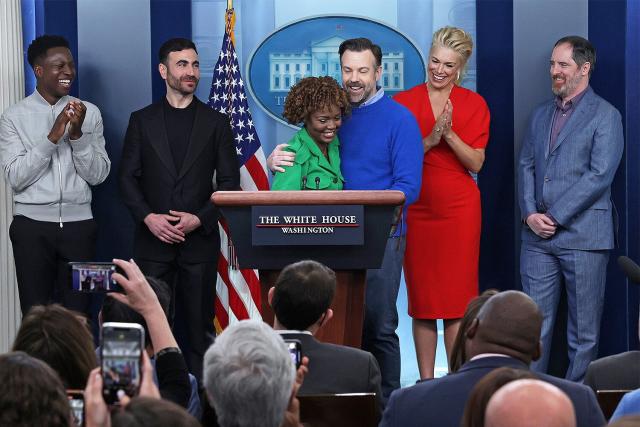 Ted Lasso' cast visits White House, highlights importance of mental health  – The Guilfordian