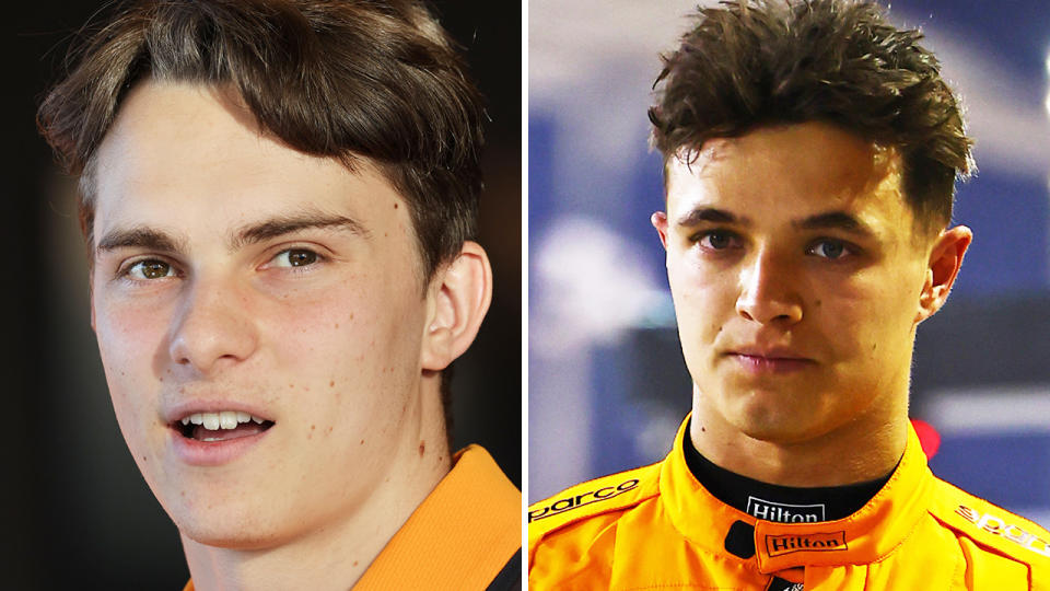 Oscar Piastri and Lando Norris.