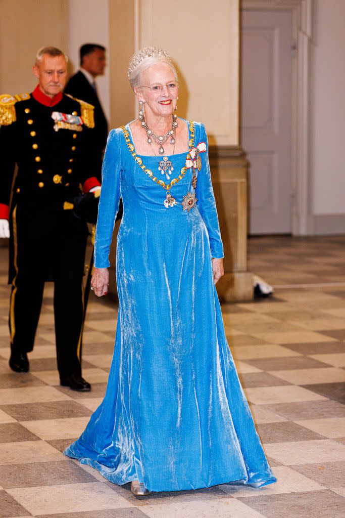 queen margrethe ii of denmark celebrates 50 years anniversary of accession to the throne