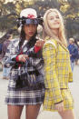 Alicia Silverstone and Stacey Dash as Cher and Dionne in “Clueless” made the plaid mini skirt trendy. As for Dionne’s outrageous bucket hat, Dash told “GMA:” "I thought it was very fashionable. I felt like Audrey Hepburn. I totally loved [Dionne's fashion]. I loved her."