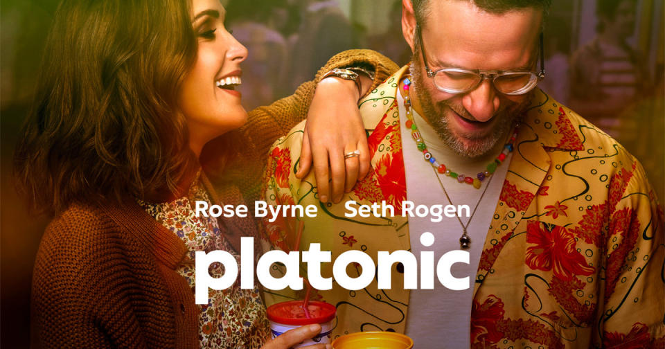 Rose Byrne and Seth Rogan in promo