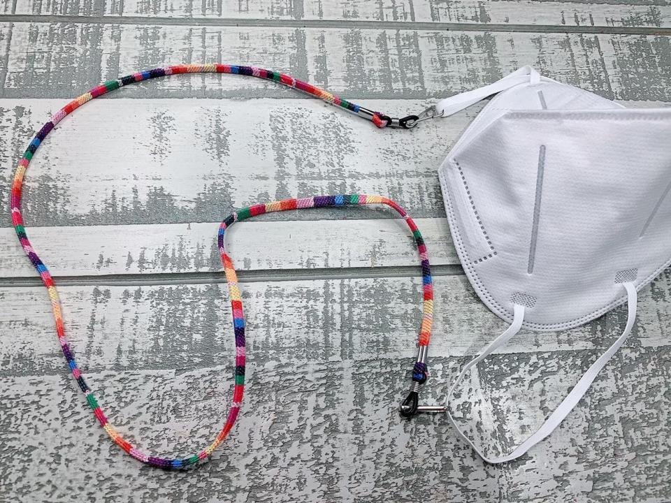 Find this <a href="https://fave.co/3eSdesU" target="_blank" rel="noopener noreferrer">mask lanyard</a> for $7 on <a href="https://fave.co/3eSdesU" target="_blank" rel="noopener noreferrer">Etsy</a>.