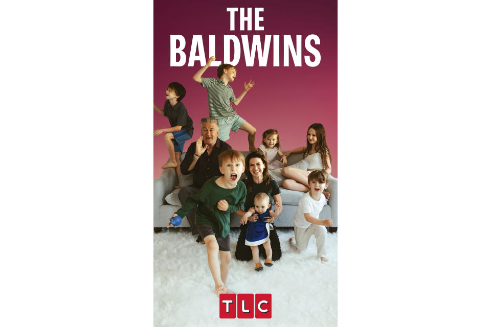 This image released by TLC shows promotional art for "The Baldwins." (TLC via AP)