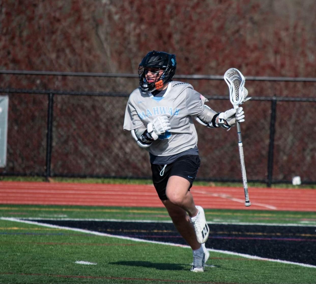 Cameron Robator, of the Mahwah boys lacrosse team, has taken on a bigger role in 2024 after heavy graduation losses.