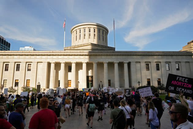 The message for 25 members of the Ohio Statehouse remains a pungent mystery. (Photo: Barbara J. Perenic /The Columbus Dispatch via Associated Press)