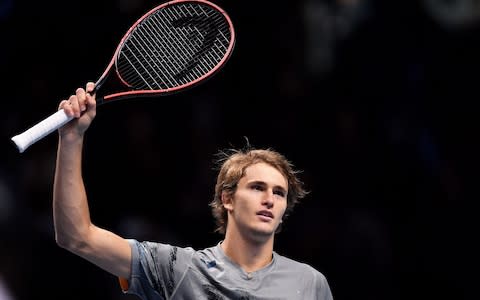 Defending champion Alexander Zverev triumphed in straight sets - Credit: GETTY IMAGES