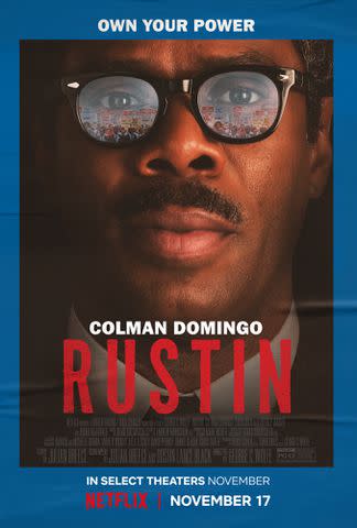 <p>Netflix</p> Poster for Netflix's 'Rustin'