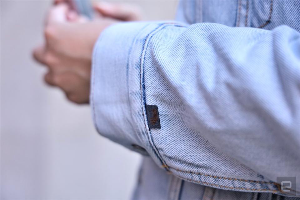 Google Jacquard and Levis Smart Trucker jacket hands-on