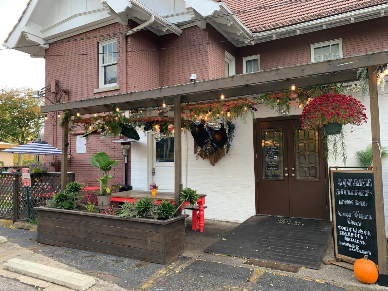 Square Scullery restaurant in Highland Square suffered damage from a burst boiler pipe on Christmas Day. It's housed in the American Legion Wendell L. Willkie Post 19 building, which was damaged from two burst boiler pipes.