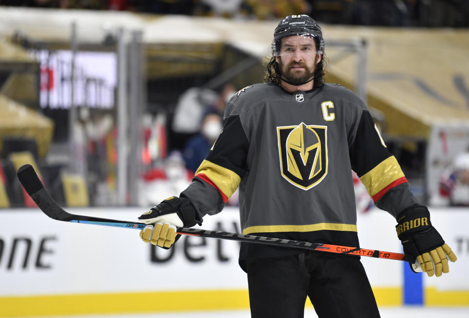 Mark Stone #61 of the Vegas Golden Knights 