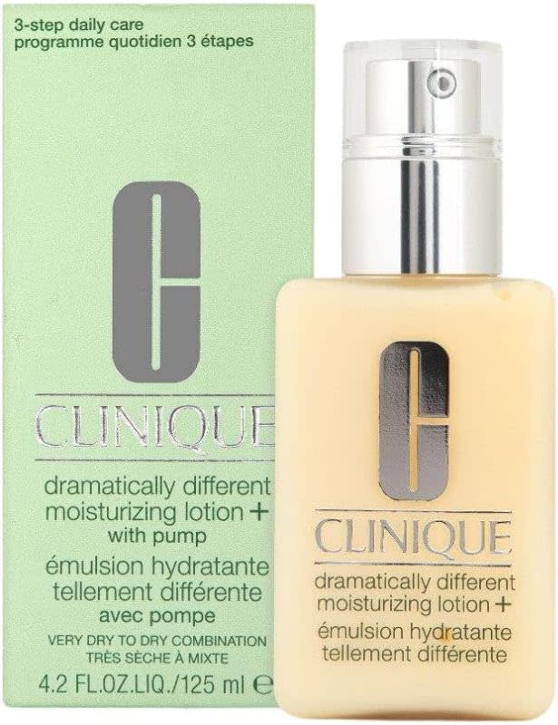 Clinique Dramatically Different Moisturizing Lotion+ with Pump, 125ml. PHOTO: Amazon