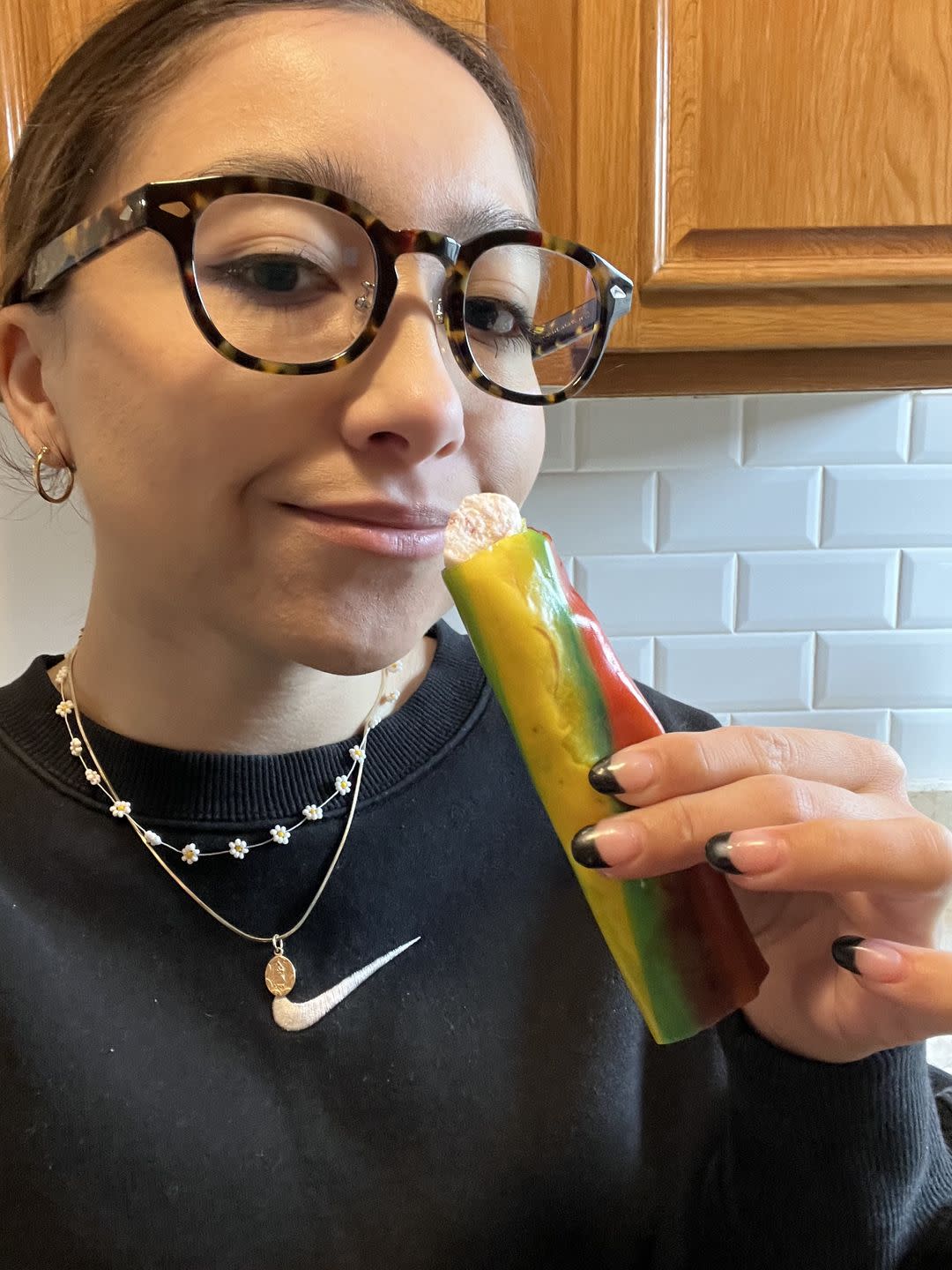 tiktok frozen fruit rollup hack