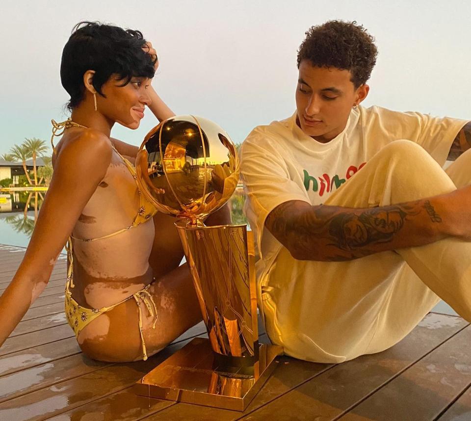 Winnie Harlow and Kyle Kuzma