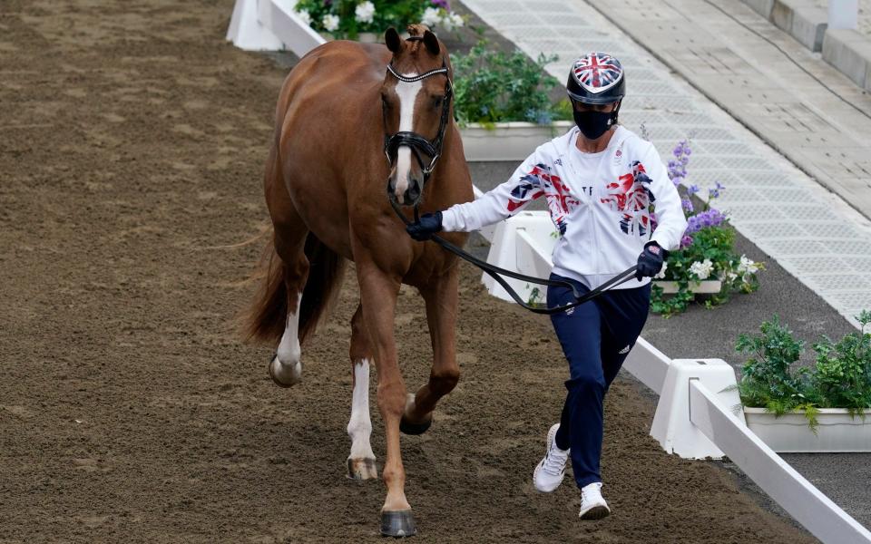 History beckons for 'artist' Charlotte Dujardin as she aims for third straight Olympic gold - Carolyn Kaster /AP