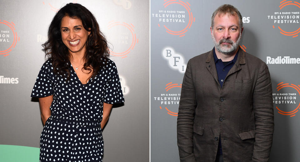 Maya Sondhi and Jed Mercurio worked together on Line Of Duty before teaming up for DI Ray. (Getty)