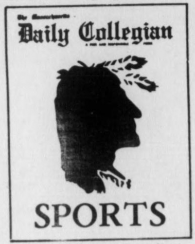 A copy of the cover for an issue of the Daily Collegian with the old mastoc.