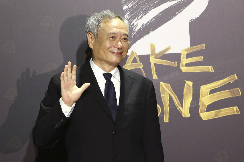 Taiwanese director Ang Lee arrives at the 57th Golden Horse Awards in Taipei, Taiwan, Saturday, Nov. 21, 2020. Lee is a guest at this year's Golden Horse Awards -one of the Chinese-language film industry's biggest annual events. (AP Photo/Chiang Ying-ying)