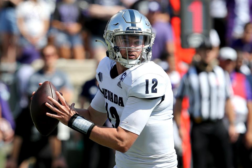Nevada quarterback Carson Strong has declared for the NFL draft and will not play in the Wolf Pack's bowl game.