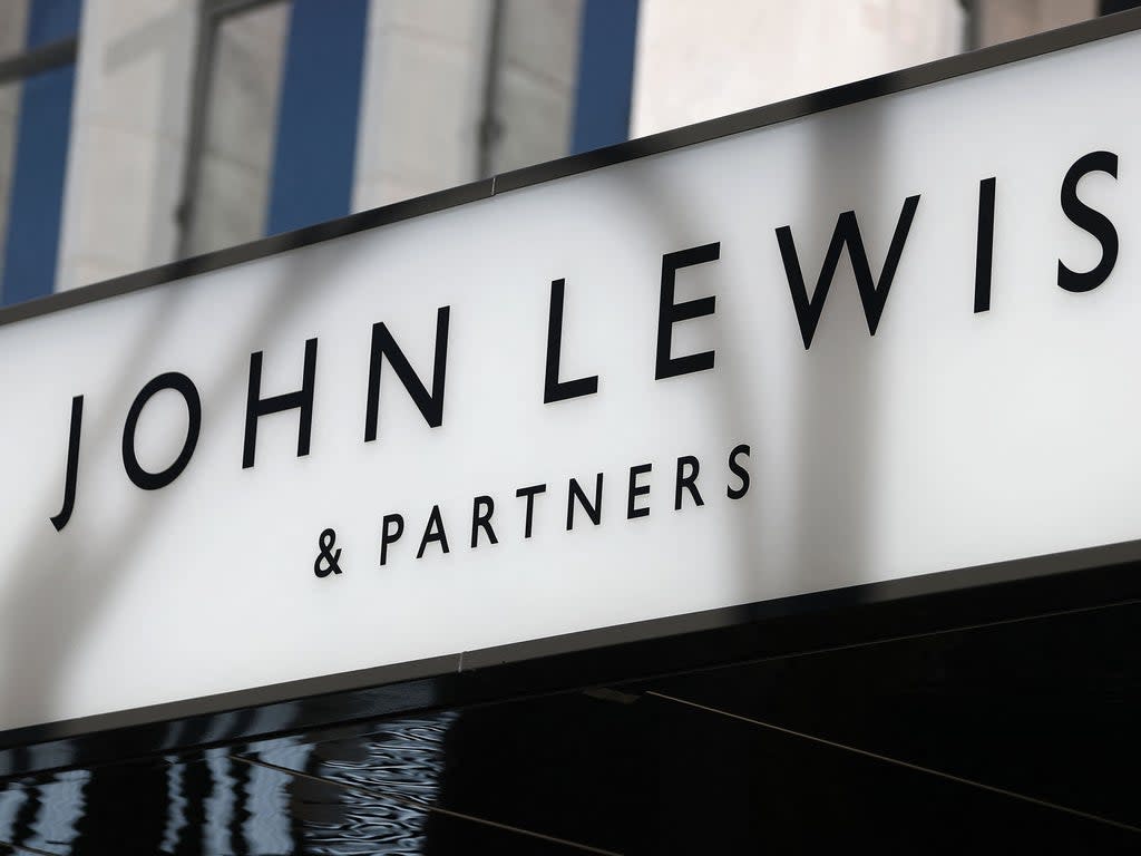 John Lewis department store on Oxford Street in London (AFP via Getty Images)