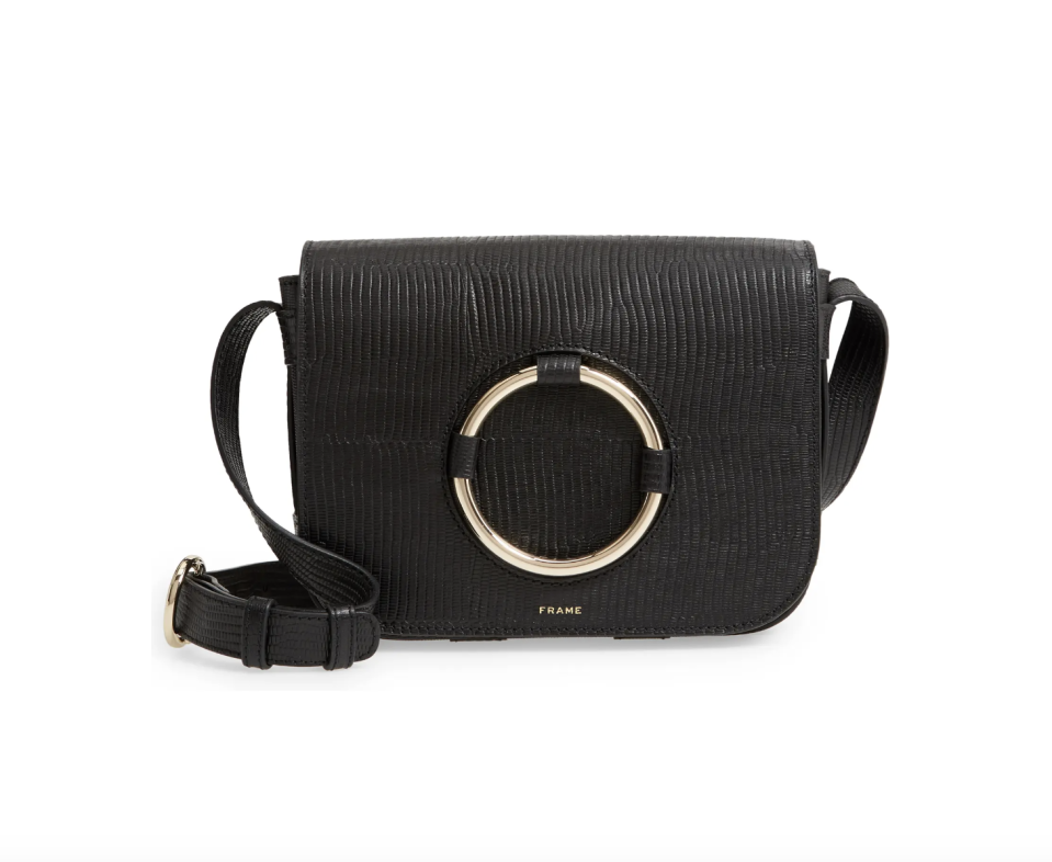 16) Le Ring Leather Saddle Bag