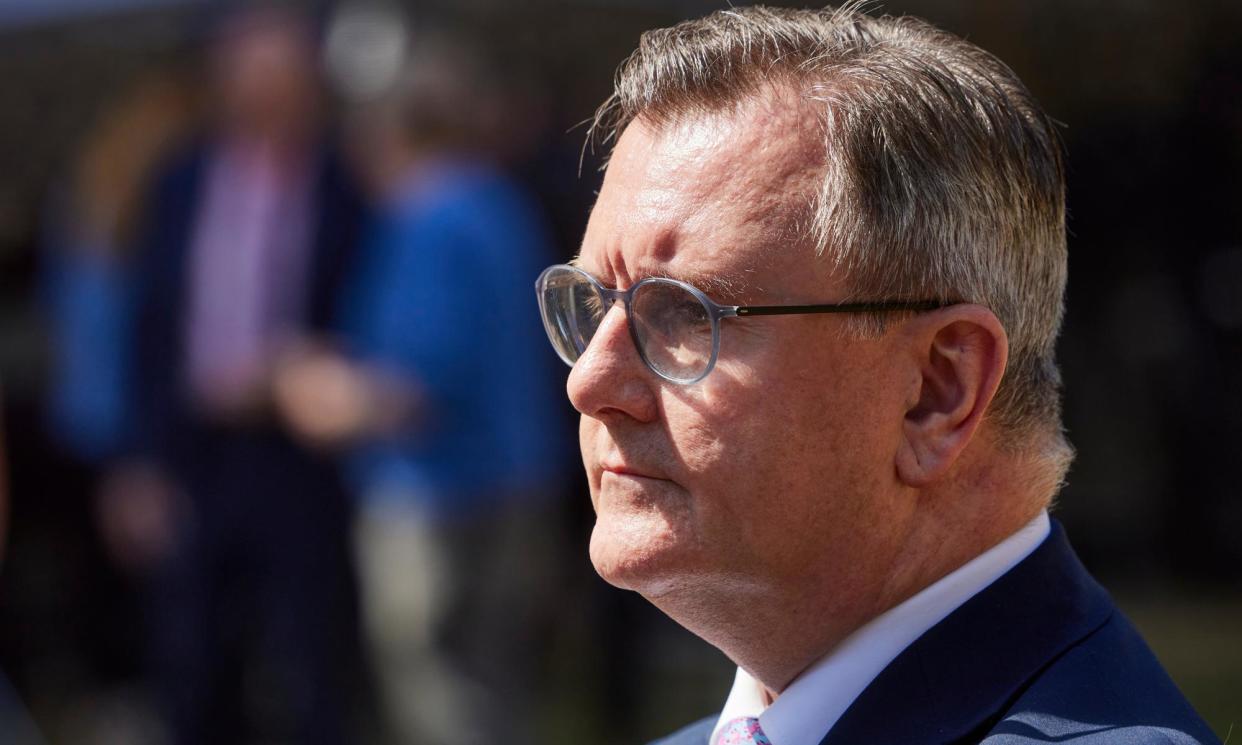 <span>Donaldson resigned as leader of the Democratic Unionist party on Friday. He is due to appear in court in Newry, County Down, on 24 April.</span><span>Photograph: David Levene/The Guardian</span>