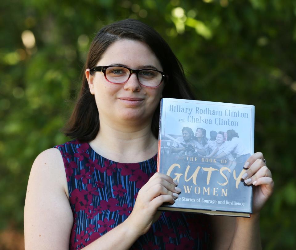 New Hampshire State Rep. Cassie Levesque of Barrington is being recognized for her work to eliminate child marriage and featured in an Apple TV+ docuseries "Gutsy" produced by Hilary and Chelsea Clinton and based on their book "The Book of Gutsy Women."