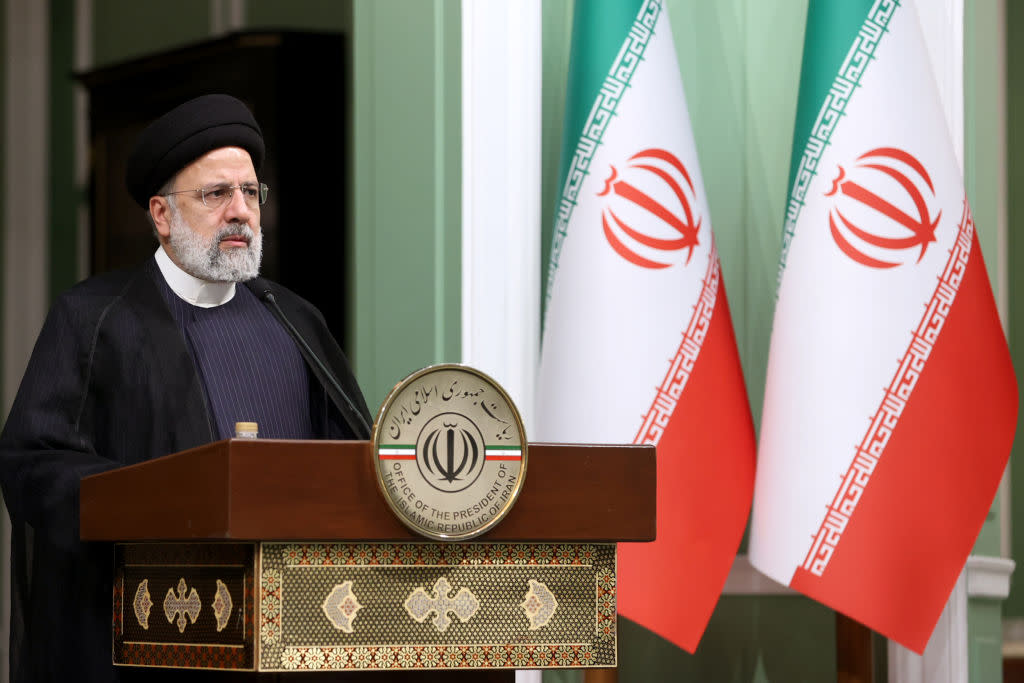   Iranian President Ebrahim Raisi . 