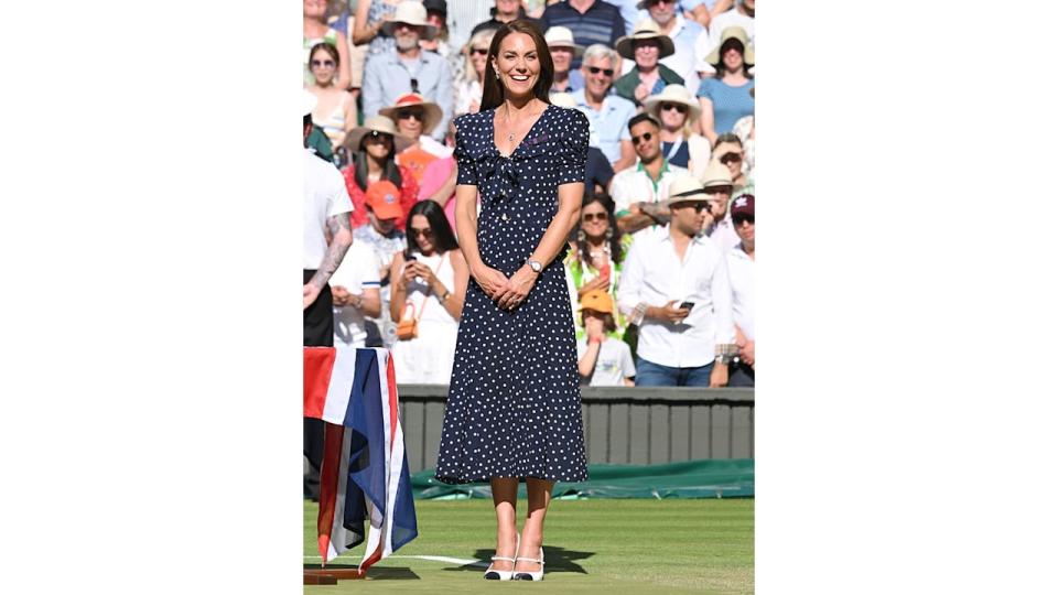 The Princess of Wales wears Alessandra Rich to Wimbledon 2022