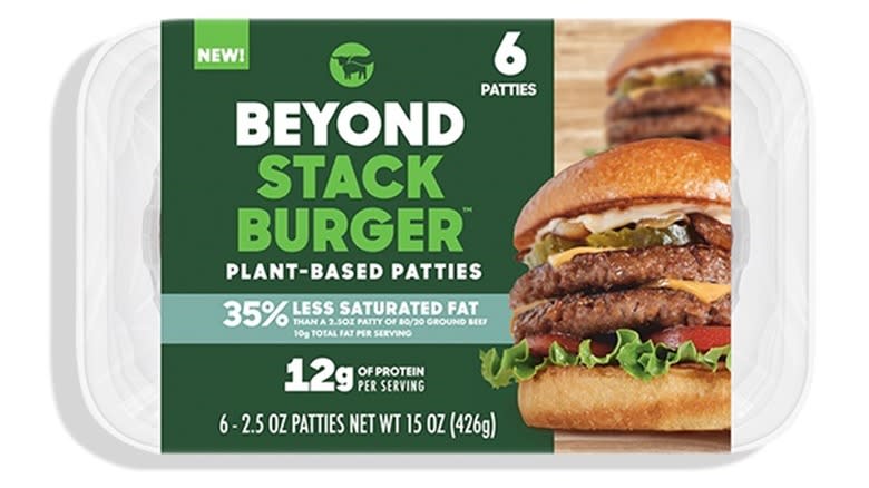 tray of Beyond Stack Burger 