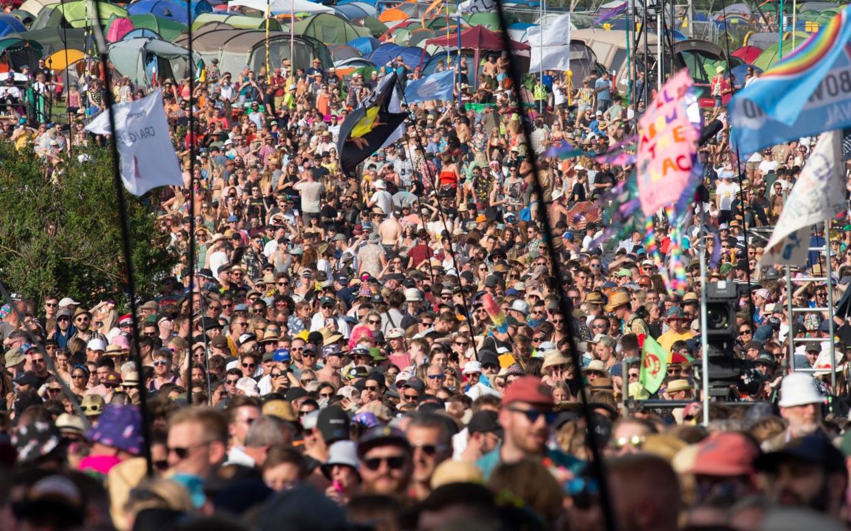 There are growing concerns that large UK music festivals like Glastonbury will be affected by the coronavirus outbreak - Geoff Pugh