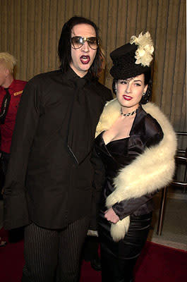 Marilyn Manson and Dita Von Teese at the Westwood premiere of Columbia's Not Another Teen Movie