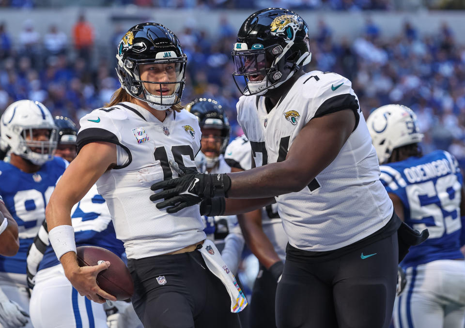 Cam Robinson, right, reportedly faces a four-game PED suspension. (Photo by Michael Hickey/Getty Images)