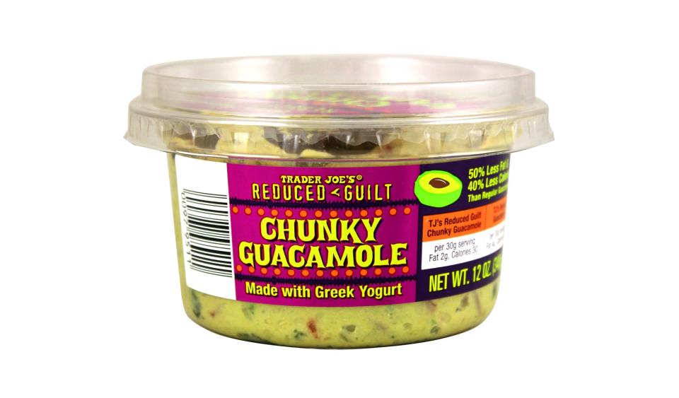 Trader Joe’s Reduced Guilt Chunky Guacamole with Greek Yogurt