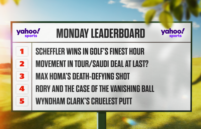 Monday Leaderboard: Death-defying shots and heartbreaking near