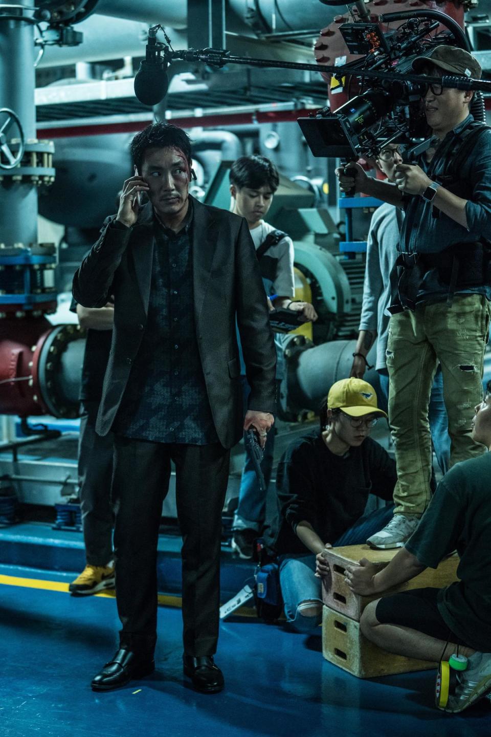 趙震雄飾演的刑警「元浩」，正是2013年《毒戰》中由大陸男星孫紅雷飾演的公安角色。（NEW提供）