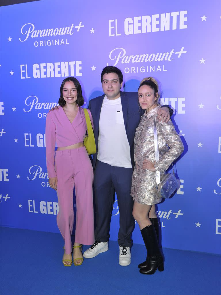 Agus “Papryka” Suásquita, Ignacio Saralegui y Marina Bellati, tres de los actores que forman parte del elenco