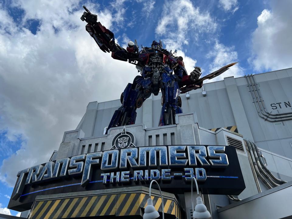 Guests must be at least 40 inches tall to ride Transformers: The Ride 3-D.