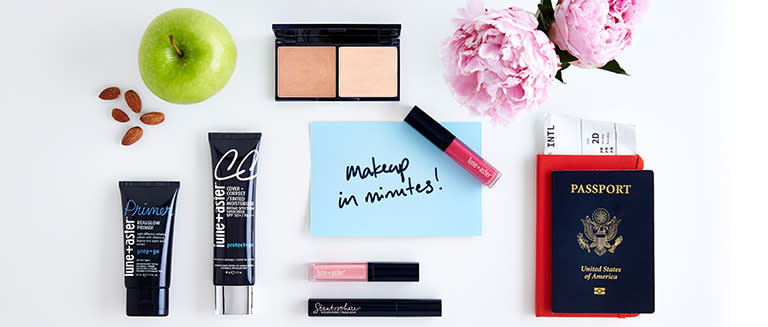 For a 5-minute makeup routine