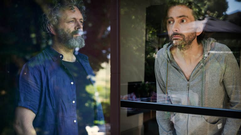 Michael Sheen y David Tennant, juntos a la distancia en Staged