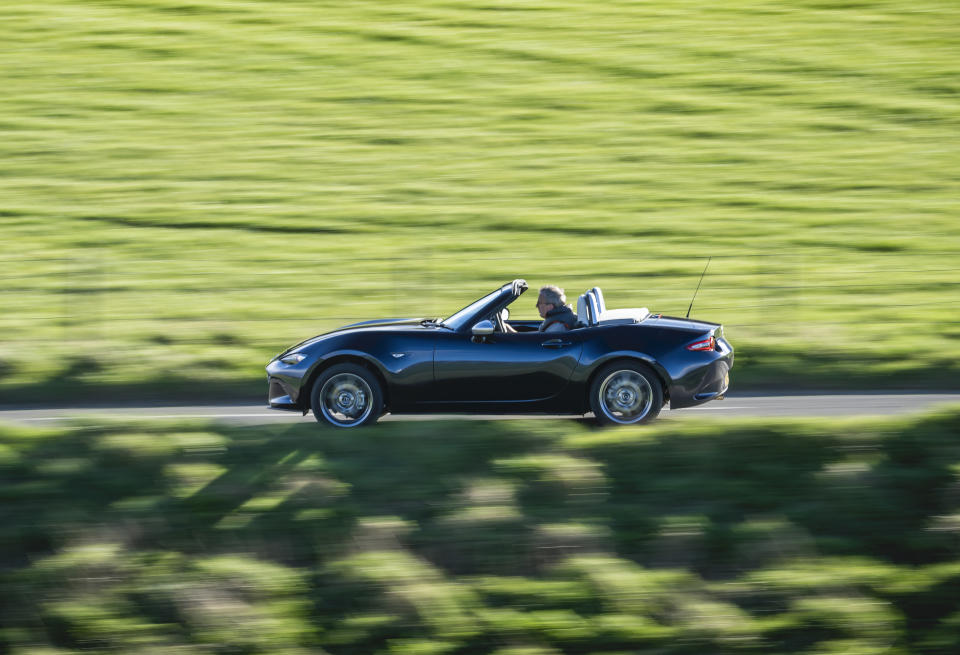 The Mazda MX-5 is huge fun to drive in all conditions