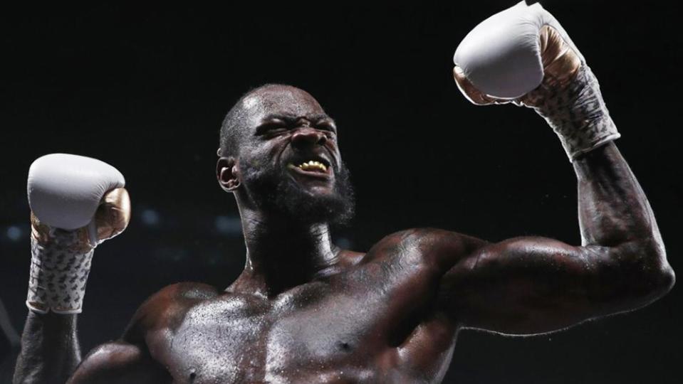 World heavyweight champion Deontay Wilder