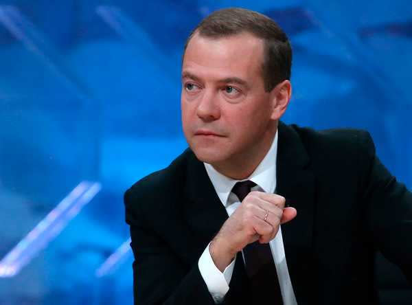 俄羅斯總理梅德韋傑夫（Dmitry Medvedev）宣佈俄國政府全體辭職。（圖／達志／美聯社）