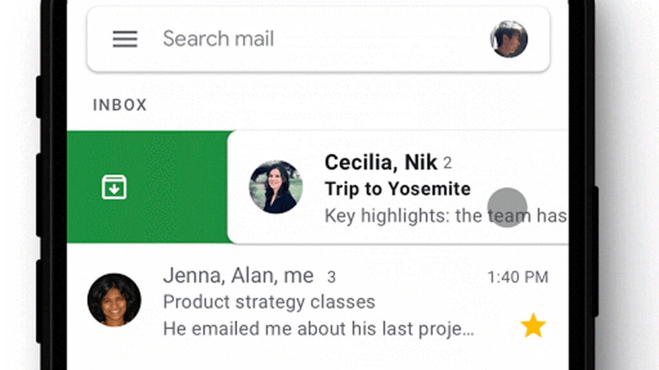 It took the better part of a year, but Gmail's customizable swipe actions havefinally reached the iOS crowd