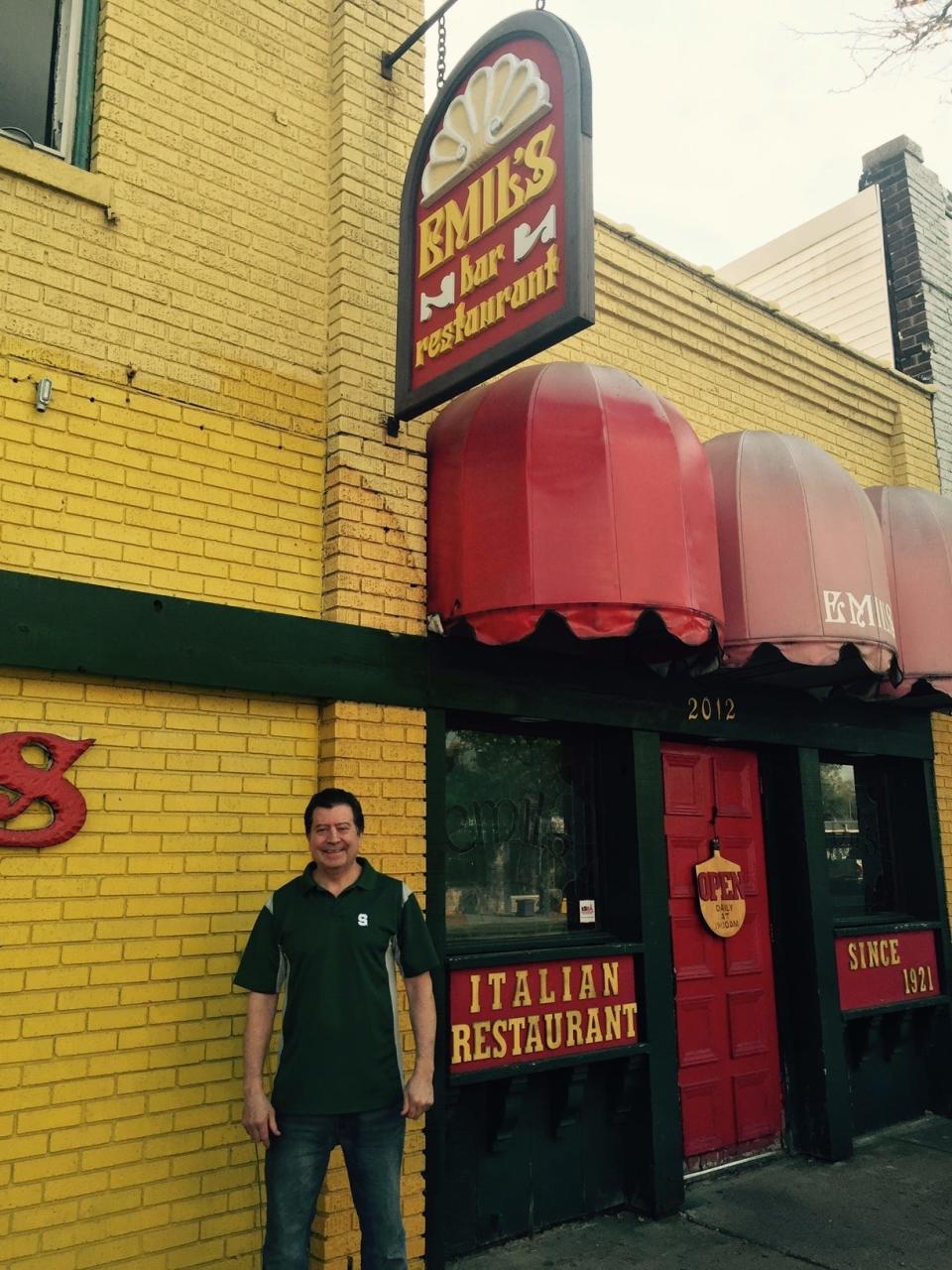 Emil's owner Paul Grescowle outside the restaurant, Oct. 20, 2015.