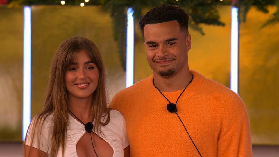 Toby and Georgia S were put together on Love Island. (ITV)