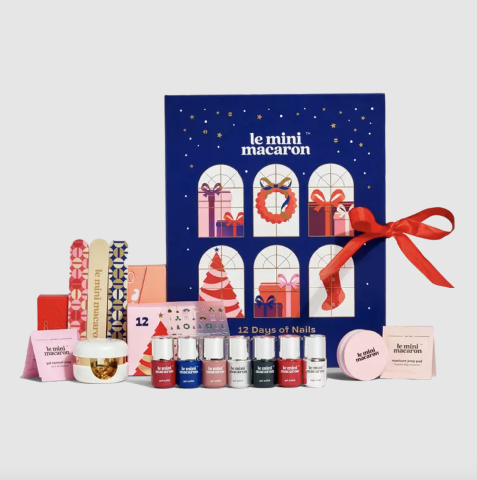 <p><a href="https://go.redirectingat.com?id=74968X1596630&url=https%3A%2F%2Fwww.leminimacaron.com%2Fproducts%2F12-days-of-nails-advent-calendar&sref=https%3A%2F%2Fwww.cosmopolitan.com%2Fstyle-beauty%2Fbeauty%2Fg46009983%2Fbest-beauty-advent-calendars-for-holiday%2F" rel="nofollow noopener" target="_blank" data-ylk="slk:Shop Now;elm:context_link;itc:0;sec:content-canvas" class="link ">Shop Now</a></p><p>12 Days of Nails Advent Calendar</p><p>$47.60</p>